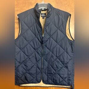 J.Crew men’s size medium navy blue vest